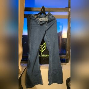 Classic Medium Wash Bootcut Jeans - Blue